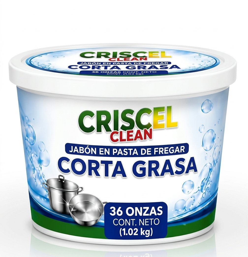 Jabón en pasta Corta Grasa, presentación de 36 onzas